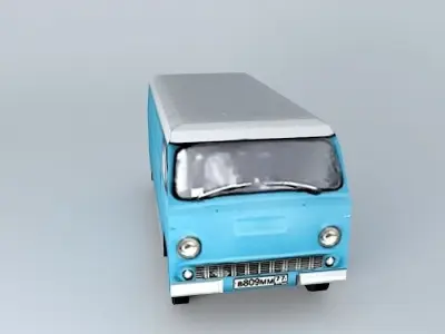 Old van ERAZ Armenia Free 3D model