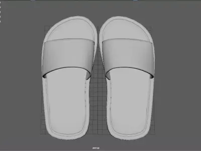 Sandal Model Free low-poly 3D model
