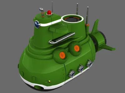 Submarine 3D model 13