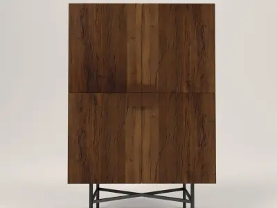 Notto cabinet Low-poly 3D model