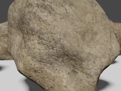 Rock pack game ready Low-poly 3D model