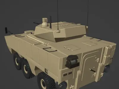 Rabdan 6x6 IFV Free low-poly 3D model