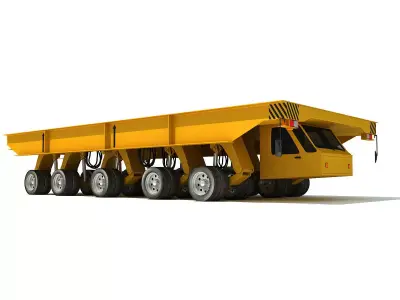 Shipyard Transporter Vehicle 3D model