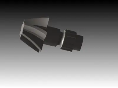 Helical Gear Tool Free 3D model