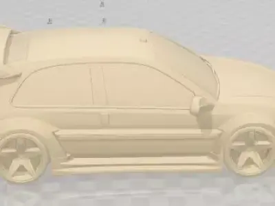 Citroen Saxo Tuning Printable Car 3D print model
