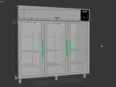 U-Line Refrigerator UCRE585-SG71A 3D model