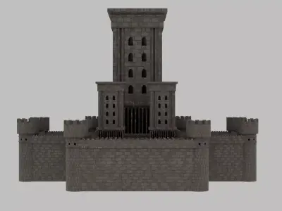 Castle 3D model 10