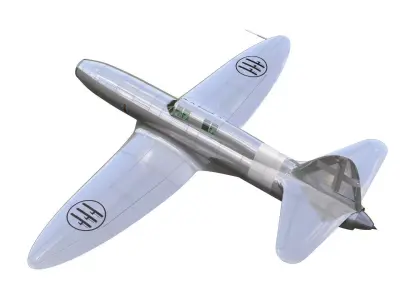 caproni campini n1 3D model purchase
