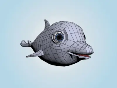 Dolphin 3D model