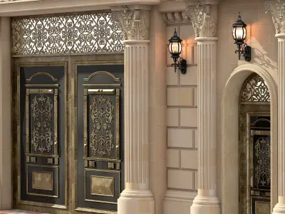 classic doors 3D model