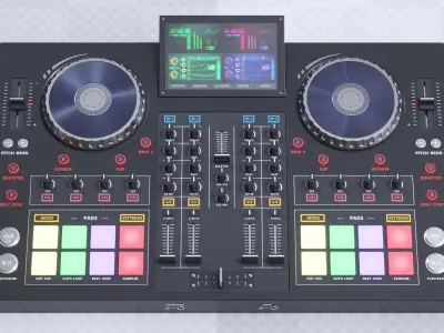 DJ Set 3D model