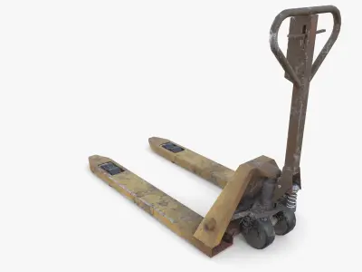 Pallet Jack V2 Low-poly 3D model