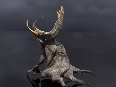 Dark Ages Dead tree 6  3D model