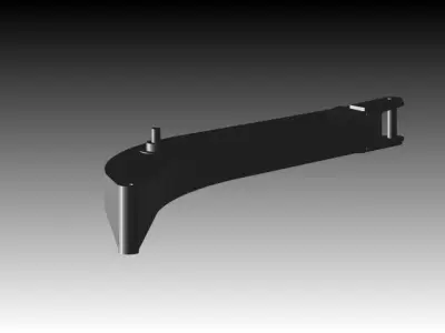 CX350B metal arm Free 3D model