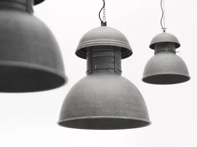 Warehouse Lamp 3D model