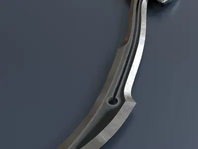 Fantasy Melee Weapon A1 Low-poly 3D model