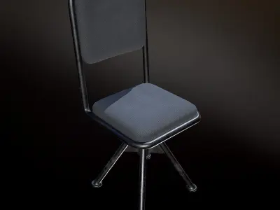 Industrial Chair Low-poly 3D model purchase