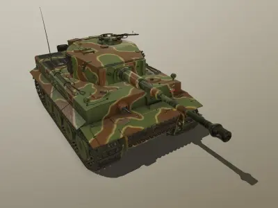 Tiger Tank E 3D model