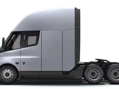 Tesla Semi Tractor 6x4 2026 3D model