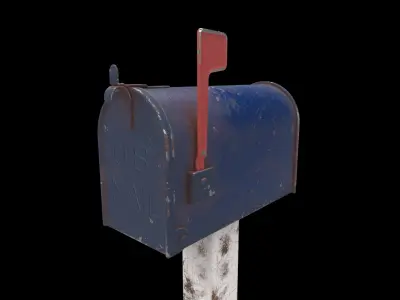 personal mail box 3D model
