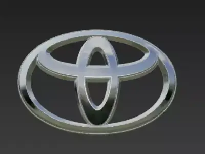 Toyota 3D Logo Model 3D model