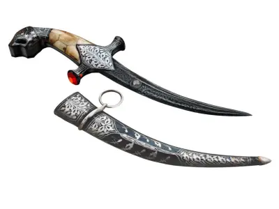 Dagger 3D model 4