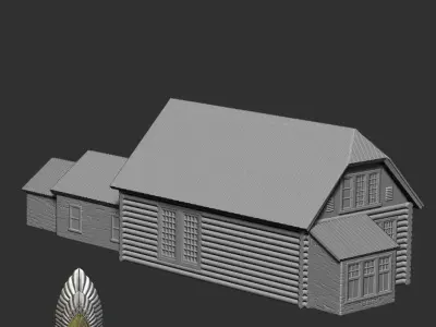 N Scale Train Canadian Pacific House 3d digital download 3D print model
