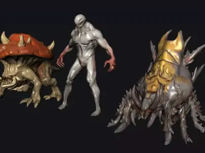Creature Monsters 3D model buy