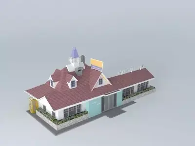 Roadside Inn Free 3D model