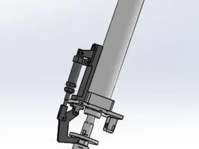 Cylinder  With insurance module 3D model