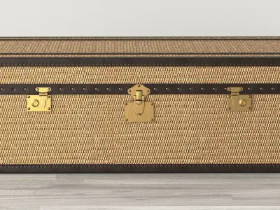 MAYFAIR RATTAN COFFEE TABLE 3D model