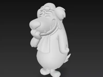 Wacky Races - Muttley 3D print model