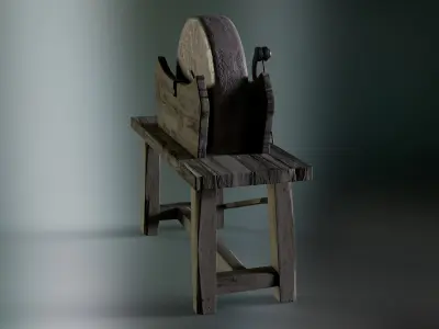 Grindstone Low-poly 3D model purchase