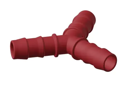 Plastic Irrigation Pipe Y Joint Toy 3D model
