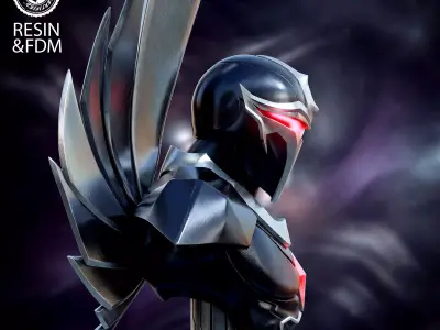 Wicked Marvel Darkhawk Portrait Bust 3D print model
