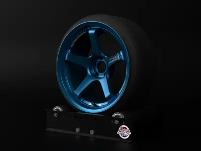 Advan GT Low-poly 3D model