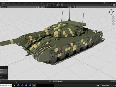 Tank t64 bv 3D model