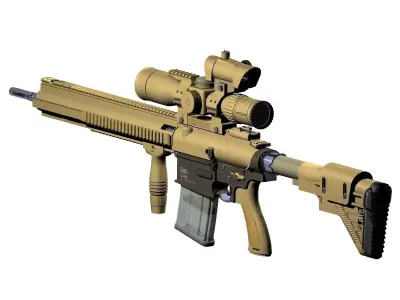 Heckler Koch G28 sniper rifle 3D model