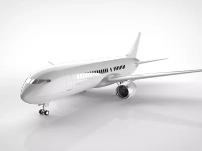 airplane 3d rendering 3D model