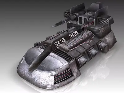 SCI-FI Hovers  Low-poly 3D model