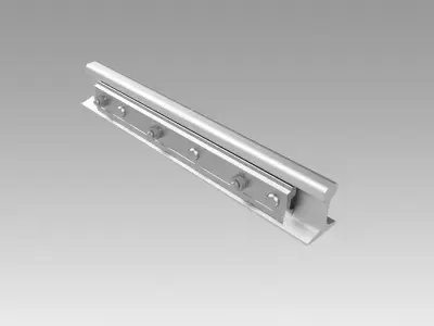 Fastening rail P65 overlays 1P65 3D model