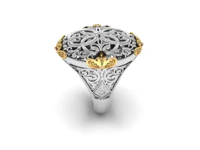 Ring desing 3D print model 3D print model