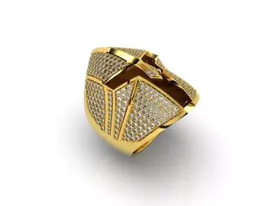 SPARTAN RING - JEWELRY 3D - AN-607 3D print model