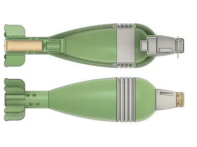 Mine 82 mm 3D print model