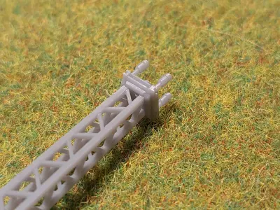 Openwork electric pole without lamp 1-87 resin 3D print model