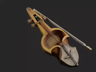 Sarangi- Musical Instrument Free 3D print model