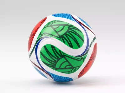 Adidas Trionda 2026 World Cup Soccer Football Training Ball 3D model