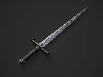 Sword 1 Low-poly 3D model