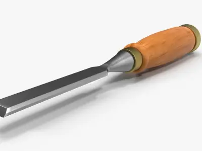Straight chisel 12mm 3D model purchase
