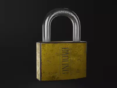 Door Lock Low-poly 3D model purchase